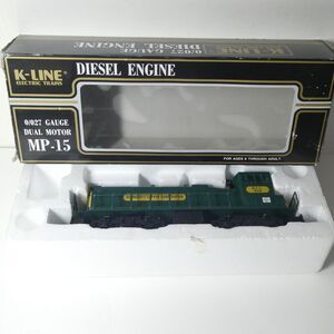 K-Line Diesel Engine O Gauge O27 Dual Motor MP-15 Kennecott Copper KCC 906